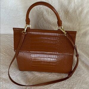 Modern Picnic Large Brown Croc Luncher